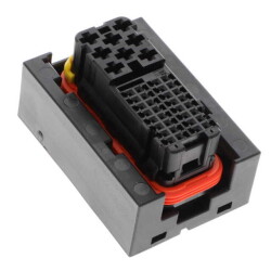 40 (32 + 8 Power) Rectangular Connectors - Housings Plug Black - TE Connectivity AMP Connectors