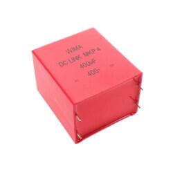 400 µF Film Capacitor 400V Polypropylene (PP), Metallized Radial - 4 Leads - WIMA