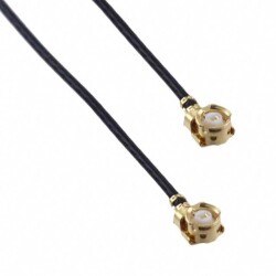 Cable Assembly Coaxial U.FL (UMCC) to U.FL (UMCC) 0.81mm OD Coaxial Cable 1.969