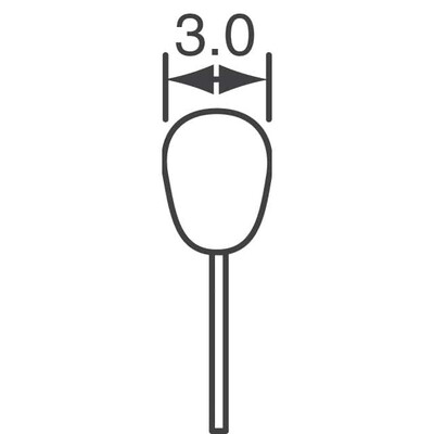 4.19MHz Ceramic Resonator Built in Capacitor 15pF ±0.2% 30 Ohms -20°C ~ 80°C Through Hole - 3