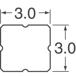 433.92MHz Frequency Remote Control RF SAW Filter (Surface Acoustic Wave) 2dB 1.7MHz Bandwidth 6-SMD, No Lead - 2