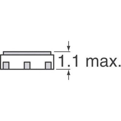 433.92MHz Frequency Remote Control RF SAW Filter (Surface Acoustic Wave) 2dB 1.7MHz Bandwidth 6-SMD, No Lead - 4