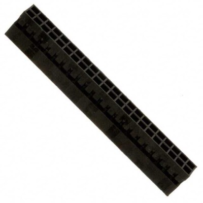 44 Rectangular Connectors - Housings Receptacle Black 0.079