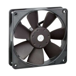Fan Tubeaxial 12VDC Square - 119mm L x 119mm H Ball 100.1 CFM (2.80m³/min) 3 Wire Leads - ebm-papst Inc.