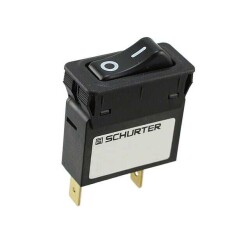 Circuit Breaker Thermal 16A 240 V AC 32 V DC Rocker Panel Mount - SCHURTER Inc.