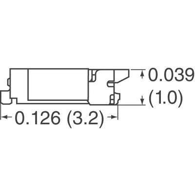 45 Position FPC Connector Contacts, SMT, Right Angle - 2