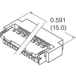 45 Position FPC Connector Contacts, SMT, Right Angle - 3