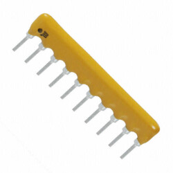 10k, 20k Ohm ±2% 125mW Power Per Element R2R Ladder 16 Resistor Network/Array ±100ppm/°C 10-SIP - Bourns Inc.