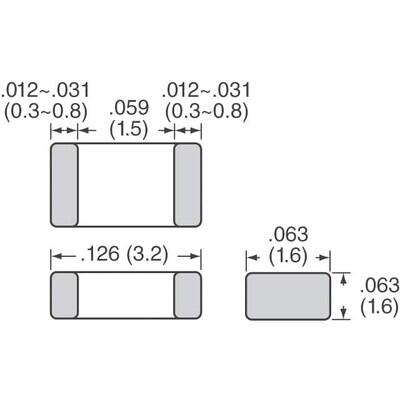 4.7 µF ±10% 25V Seramik Kapasitör / Kondansatör X7R 1206 (3216 Metrik) - 2