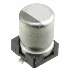 4.7 µF 50 V Aluminum Electrolytic Capacitors Radial, Can - SMD 2000 Hrs @ 105°C - Nichicon
