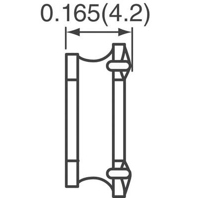 4.7 µH Shielded Drum Core, Wirewound Inductor 4.1 A 23.4mOhm Max Nonstandard - 3