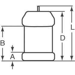 47 µF Conformal Coated Tantalum Capacitors 50 V 3024 (7660 Metric) 240mOhm - 4