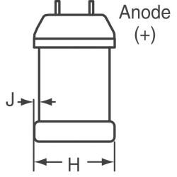 47 µF Conformal Coated Tantalum Capacitors 50 V 3024 (7660 Metric) 240mOhm - Vishay Sprague (1)