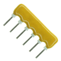 470 Ohm ±2% 300mW Power Per Element Isolated 3 Resistor Network/Array ±100ppm/°C 6-SIP - Bourns Inc.