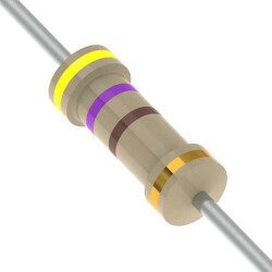 470 Ohms ±5% 0.25W, 1/4W Through Hole Resistor Axial Automotive AEC-Q200 Carbon Film - 1