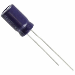 470 µF 6.3 V Aluminum Electrolytic Capacitors Radial, Can 2000 Hrs @ 85°C - KEMET