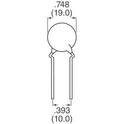 4700pF ±10% 1000V (1kV) Seramik Kapasitör / Kondansatör Y5R Radyal Disk - Vishay Beyschlag Draloric BC Components (1)