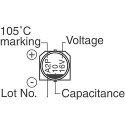 470µF 25V Aluminum Electrolytic Capacitors Radial, Can - SMD 1000 Hrs @ 105°C - 2