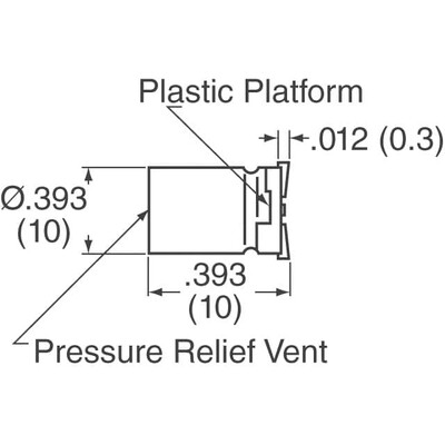 470µF 25V Aluminum Electrolytic Capacitors Radial, Can - SMD 1000 Hrs @ 105°C - 3