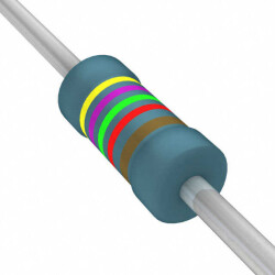 47.5 kOhms ±1% 0.6W Through Hole Resistor Axial Thin Film - 1