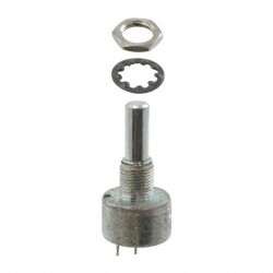 4.7k Ohm 1 Gang Linear Panel Mount Potentiometer 1.0 Turns Cermet 2W PC Pins - TE Connectivity Passive Product