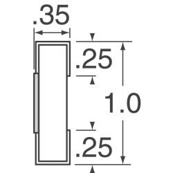 4.7k Ohm ±5% 62.5mW Power Per Element Isolated 4 Resistor Network/Array ±200ppm/°C 0804, Convex, Long Side Terminals - Panasonic Electronic Components (1)