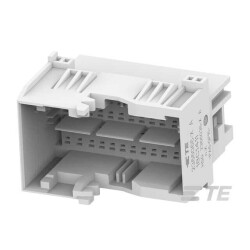 48 Position Rectangular Housing Connector Receptacle White - TE Connectivity Deutsch Connectors