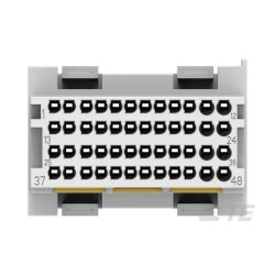 48 Position Rectangular Housing Connector Receptacle White - 4