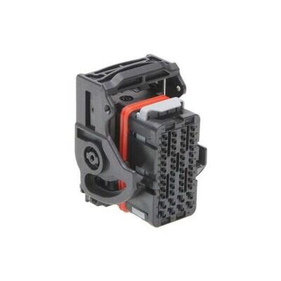 48 Rectangular Connectors - Housings Receptacle Black - 1