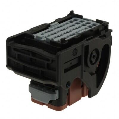 48 Rectangular Connectors - Housings Receptacle Brown - 1