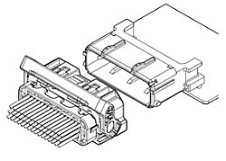 Automotive Connectors 48P ZRO Female Connector Gray Keycode B - JST Sales America Inc. (1)