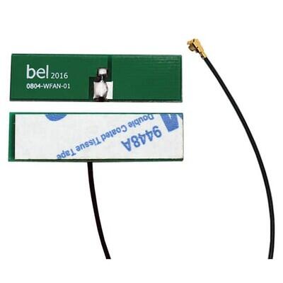 832MHz, 2.205GHz 4G, LTE, Wi-Fi PCB Trace RF Antenna 704MHz ~ 960MHz, 1.71GHz ~ 2.7GHz 3dBi, 3dBi IPEX Adhesive - 1