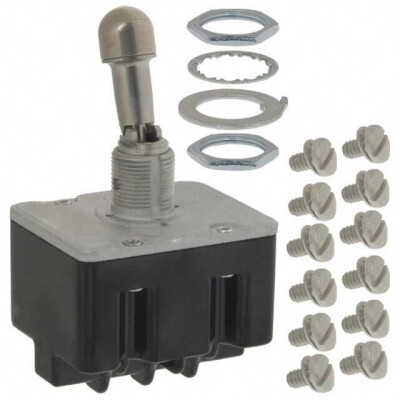 Toggle Switch 4PDT Panel Mount - 1