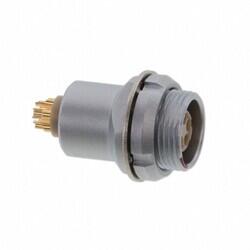 5 Position Circular Connector Receptacle, Female Sockets Solder Cup - 1