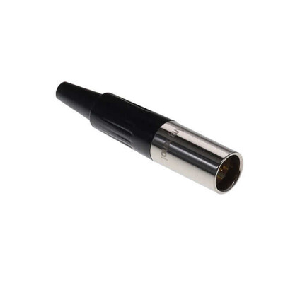 5 Position Circular Connector Receptacle, Male Pins Solder Cup - 1