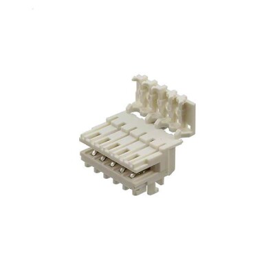 5 Position Rectangular Receptacle Connector IDC Tin 22-24 AWG - 1