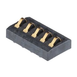 5 Position Spring Battery Contact Connector Surface Mount - KYOCERA AVX