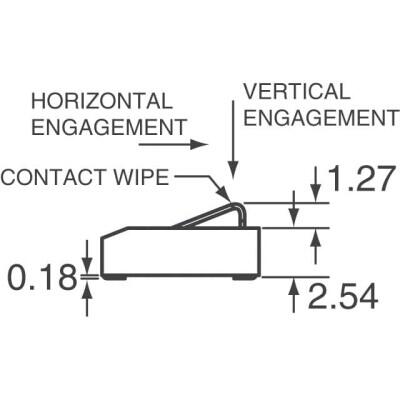 5 Position Spring Compression Contact, Male Connector Surface Mount - 2