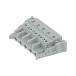 5 Position Terminal Block Plug, Female Sockets 0.295