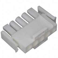 5 Rectangular Connectors - Housings Plug Natural - TE Connectivity AMP Connectors