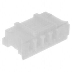 5 Rectangular Connectors - Housings Receptacle Natural 0.079