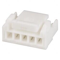 5 Rectangular Connectors - Housings Receptacle Natural 0.049