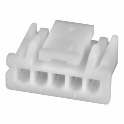 5 Rectangular Connectors - Housings Receptacle Natural 0.079