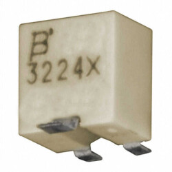 50 kOhms 0.25W, 1/4W Gull Wing Surface Mount Trimmer Potentiometer Cermet 12.0 Turn Top Adjustment - Bourns Inc.