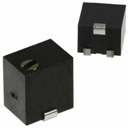 50 kOhms 0.25W, 1/4W J Lead Surface Mount Trimmer Potentiometer Cermet 11.0 Turn Top Adjustment - Nidec Components Corporation