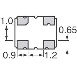 50 MHz XO (Standard) CMOS Oscillator 3.3V Enable/Disable 4-SMD, No Lead - 4