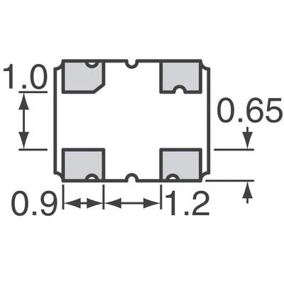 50 MHz XO (Standard) CMOS Oscillator 3.3V Enable/Disable 4-SMD, No Lead - 4