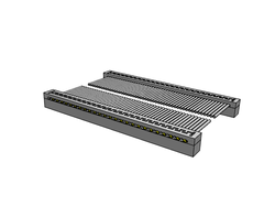 50 Position Cable Assembly Rectangular Socket to Socket 0.333' (101.60mm, 4.00