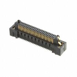 50 Position Connector Header, Center Strip Contacts Surface Mount Gold - Samtec Inc.