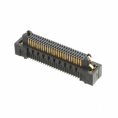 50 Position Connector Header, Center Strip Contacts Surface Mount Gold - 1